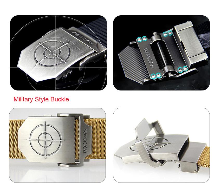 military style buckle 